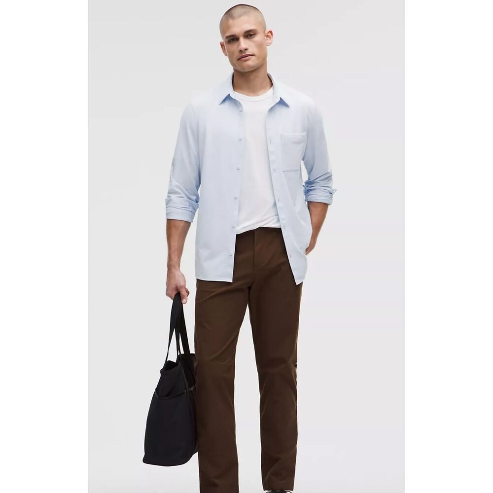 LULULEMON Men’s Commission Long-Sleeve Shirt, Leg $118 C30